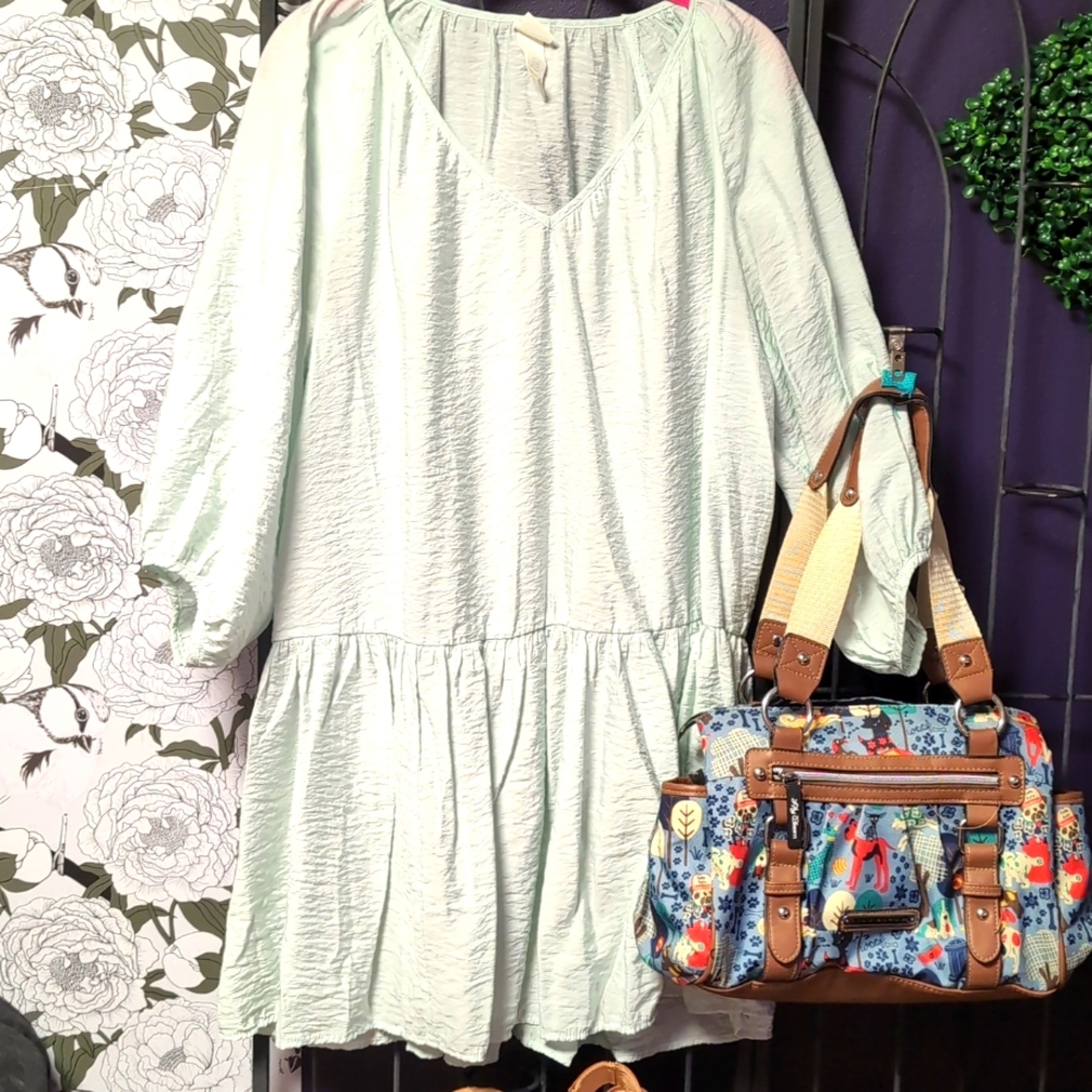 H & M Crinkle Babydoll Dress - Picture 3 of 9